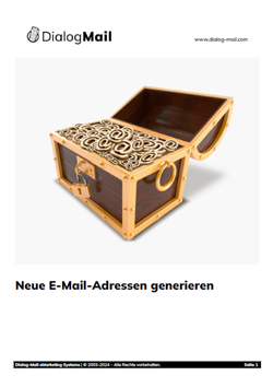 E-Mail-Adressen sind die wichtigste Basis für die erfolgreiches Newsletter-Marketing. Unser Whitepaper verrät, wie Sie am besten neue Mail-Adressen generieren.